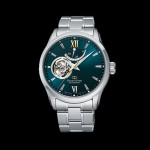 ORIENT STAR: Mechanical Contemporary Watch, Metal Strap - 39.3mm (RE-AT0002E)